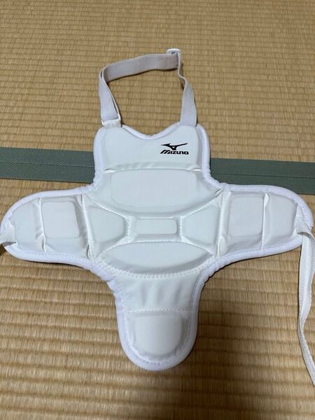 美品!! SSサイズ 全日本空手道連盟検定品 ミズノ MIZUNO 空手 プロテクター 防具 守礼堂 胴用 胴プロテクター