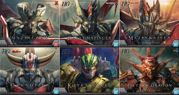 【24H再出品可】HG INFINITISM 6個セット マジンガー グレンダイザー 鋼鉄ジーグ ゲッターG INFINITY