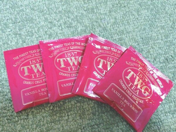 TWG 紅茶 Vanilla Bourbon Tea ティーバッグ 4袋セット 2025.7購入