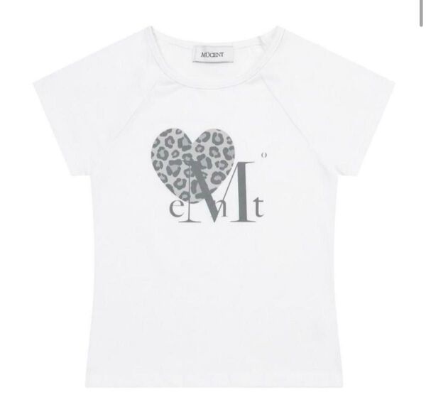 mucent ムセント レオパード柄ハートTシャツ 未開封 ヒョウ柄 Tシャツ