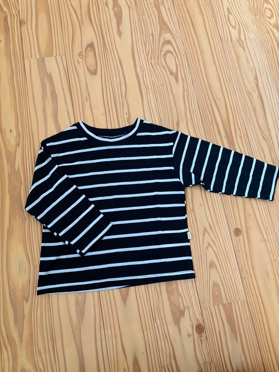 Aosta atelier ボーダー長袖Tシャツ XL 100cm