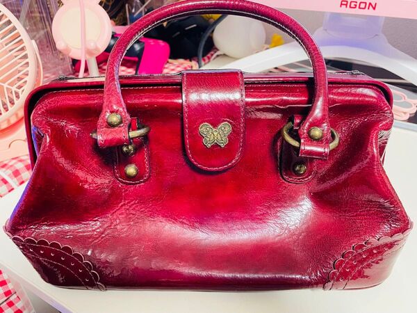アナスイ ANNA SUI ハンドバッグ ビンテージ ハンドバッグ レザー ミニボストンバッグ ボストンバッグ