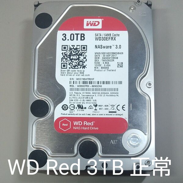 WD HDD Red 3TB