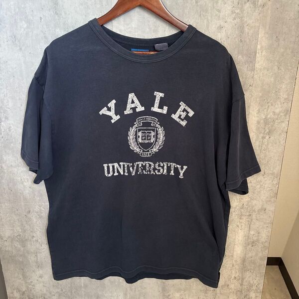 BEAMS ビームス カレッジ Tシャツ YALE大学 オーバーサイズ ネイビー