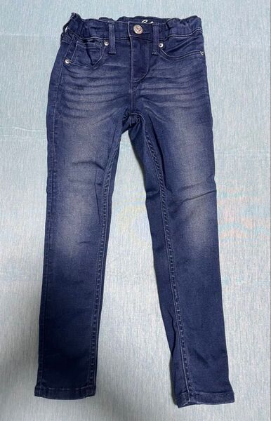 H&M ダークブルースキニージーンズ 110cm デニムストレッチパンツ キッズ