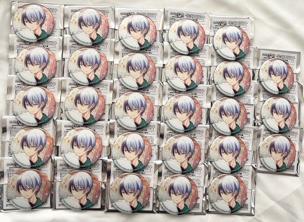 プロセカ グリッター缶バッジ 青柳冬弥 サンリオコラボ 購入特典