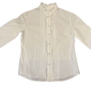 Casa de Ver フリルブラウス ホワイト サイズ9R