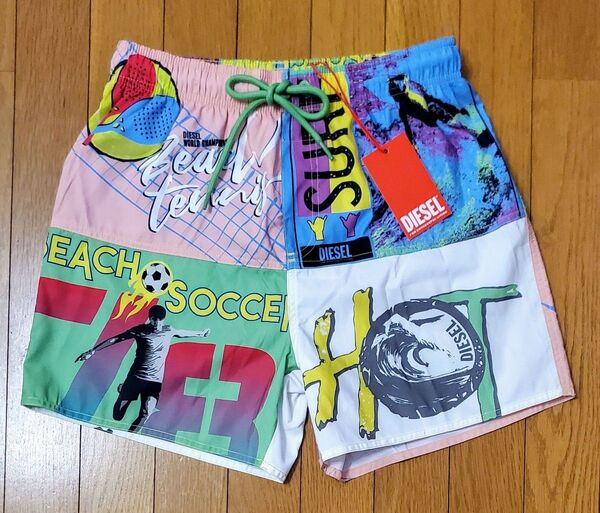 ディーゼル 新品 メンズ スイムウェア(4パターン/マルチカラーS)