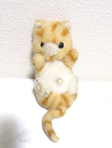 * rare * that time thing * First mischief angel .. cat cat soft toy pipe sound Showa Retro total length approximately 23.5cm