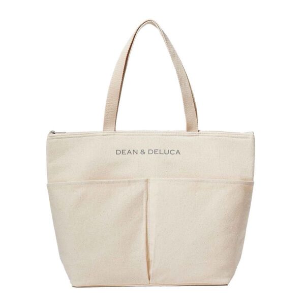 DEAN & DELUCA ディーン&デルーカ 保冷機能付き コットン素材のロゴトート 付録 ※説明文必読