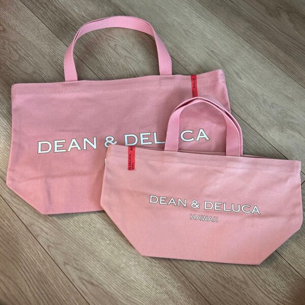 DEAN&DELUCA ハワイ限定 ピンク トートバッグ SとL