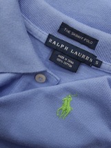 NT★ラルフローレン*RALPH LAUREN★青系★コットン綿100%★ポニー刺繍★涼しげポロシャツ★Sサイズ(7号*S)★レディース★スポーツ等_画像4