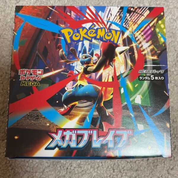 ポケモンカードゲーム 拡張パックMEGA メガブレイブ シュリンクなし 1box -
