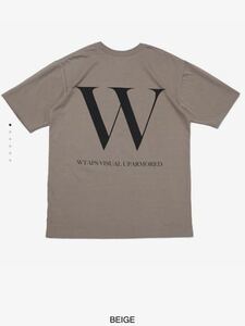 WTAPSダブルタップスTシャツWサイズM新品ベージュ