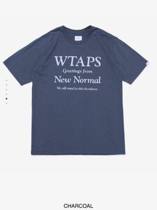 WTAPSダブルタップスTシャツNEW NORMALサイズS新品チャコール