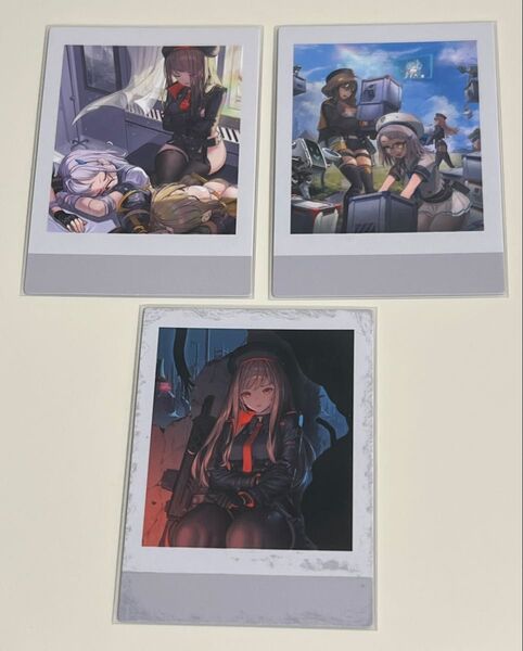 勝利の女神 nikke 韓国 ポラロイド ラピ アニス ネオン チェキ風カード 3枚