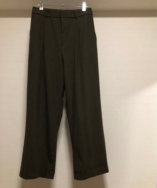 UNIQLO ユニクロ 221-460311 タックワイドパンツ ワイドパンツ パンツ ボトムス レーヨン スラックス