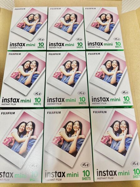 instax mini チェキフィルム 9個セット 新品未開封品 FUJIFILM