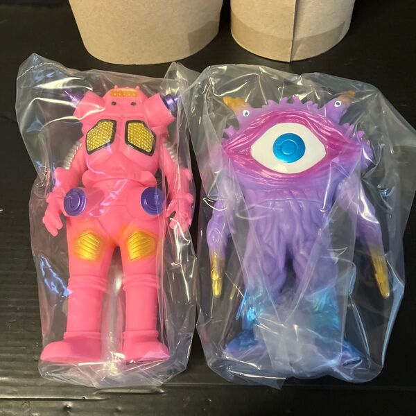カイジュウカラーズ・キングジョー &ガンQ ソフビ sofviフィギュア ウルトラマン ウルトラ怪獣・流通限定