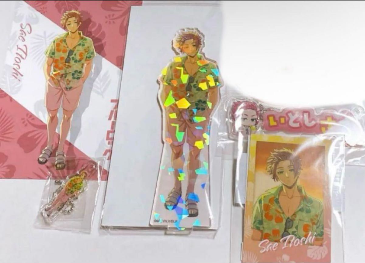 ブルーロック 糸師冴 ホログラムアクリルスタンド 特典 ポストカード チャーム ブルーロック ブルロ 糸師冴 ホログラムアクリルスタンド