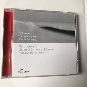 アーノンクール、アルゲリッチ&ヨーロッパ室内管弦楽団のSCHUMANN交響曲1番&ピアノ協奏曲