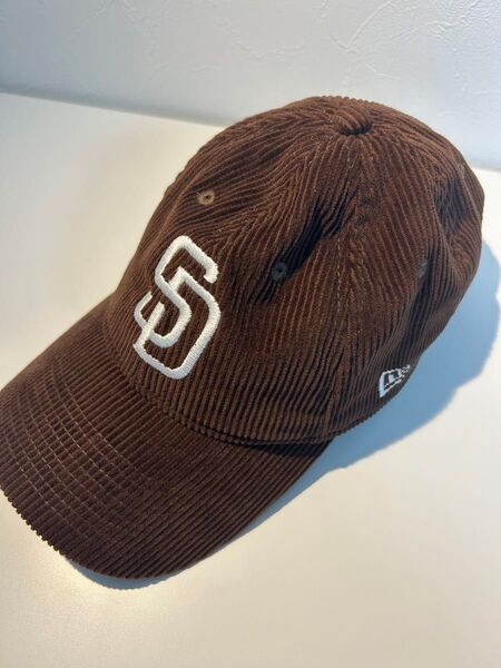 9TWENTY MLB Corduroy コーデュロイ サンディエゴ・パドレス チョコ ニューエラ ERA キャップ
