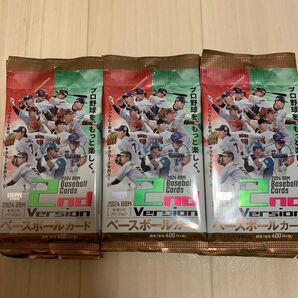2024 BBM 2nd ベースボールカード 未開封15パック