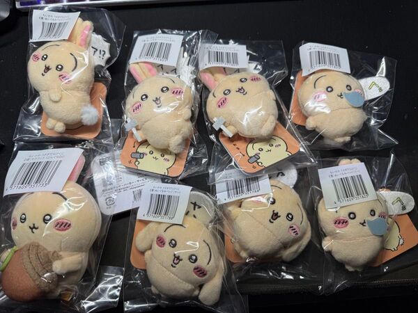 ちいかわ うさぎだらけくじ うさぎ ハァ トンカチ ヤハ ぐ〜 どんぐり D賞 E賞