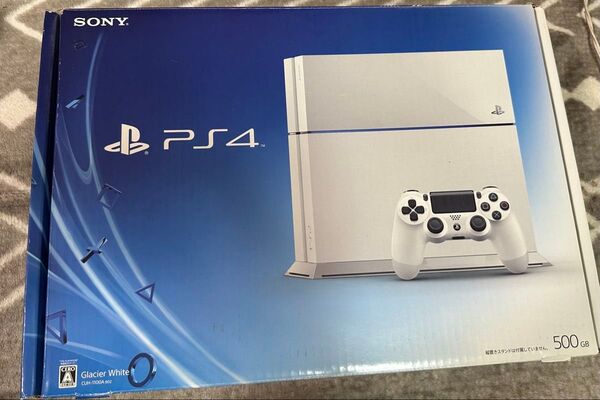 PS4 グレイシャー・ホワイト 500GB CUH-1100A 本体 コントローラー モンハンワールドカセットセット