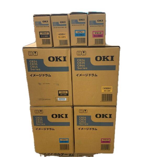 OKI C835用イメージドラム 及びトナー各4色セット