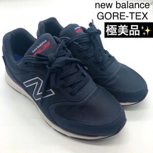 スニーカー 26 NEW BALANCE ニューバランス GORE-TEX 紺