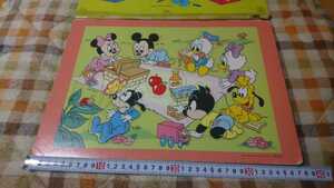  used retro child puzzle Disney Mickey Mouse puzzle Disney baby 