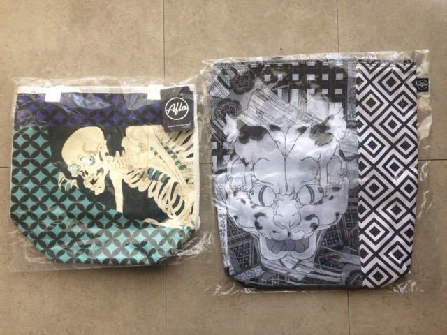 新しく着き 相馬の古内裏』 NIPPONIA KNIT KNIT STOLE 餓者髑髏『歌川