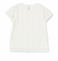 新品 ブランシェス レース半袖Tシャツ トップス 100センチ ホワイト 女の子 キッズ 総レース 夏_画像2