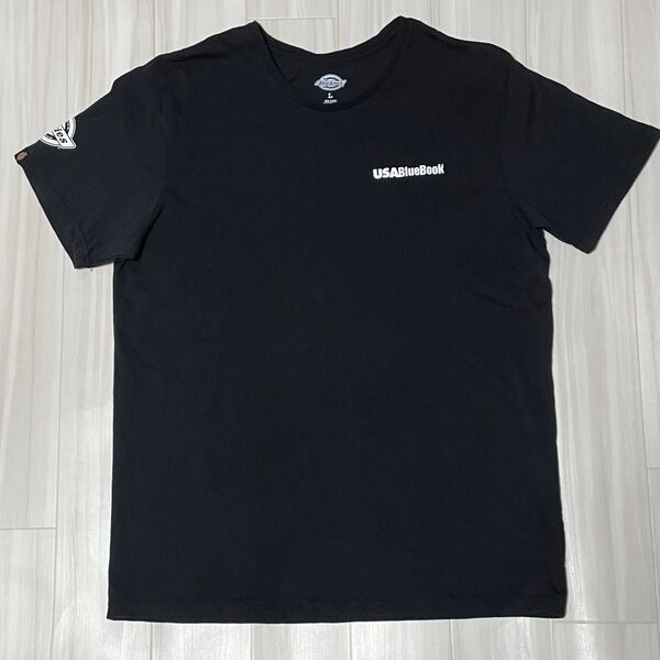 Dickies × USA BlueBookコラボTシャツUSサイズL身幅約52、着丈約72ユーズド品洗濯済み。他全体的に綺麗美品