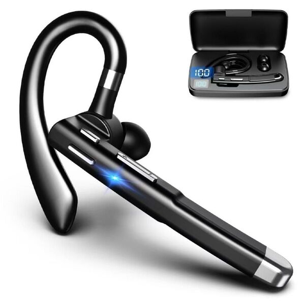 Bluetooth ヘッドセットワイヤレスブルートゥースヘッドセット 高音質 内蔵マイクイヤホンハンズフリー通話日本技適マーク取得