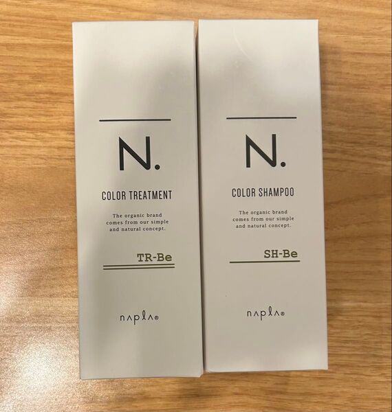【ベージュ色】ナプラN. カラーシャンプー320mL ベージュ+カラートリートメント 300g ベージュ
