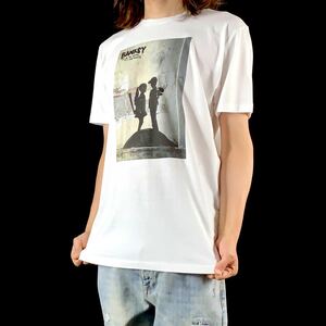 新品 BANKSY バンクシー 少年 少女 花束 釘バット プレゼント 交換 Tシャツ S M L XL ビッグ オーバー サイズ XXL~5XL ロンT パーカー 対応