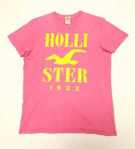 #メンズ(トップス)【HOLLISTER】★ホリスター★半袖Tシャツ★ビックロゴ★表記サイズ(M)★送料無料★fb-15