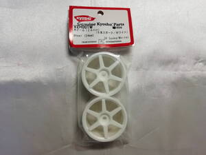 [ unopened goods ] Kyosho wheel (6ps.@ spoke / white 24mm) VZH001W