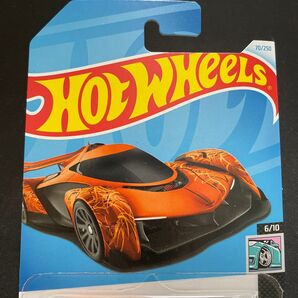 ホットウィール Hot Wheels McLAREN SOLUS ミニカー オレンジ 未使用