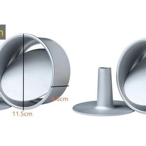 シフォンケーキ型 デコ型 アルミ シフォン型 しふぉんけーき 底取れ式 つなぎ目のない焼型 ケーキ型 ホールケーキ スポンジケーキ