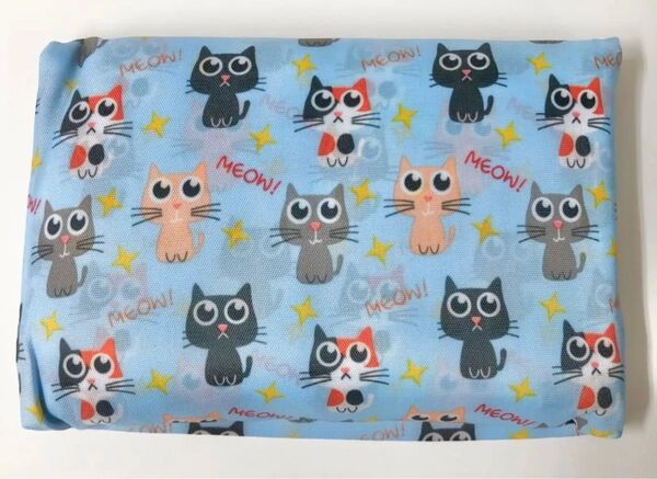 大きめのエコバッグ 折りたたみ 買い物袋 エコバック 猫柄1個 プレゼント 大容量 軽量 手提げ袋 おしゃれ かわいい