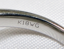 K18WG★リング ダイヤモンド0.46ct◇14号【中古】/10020225_画像8