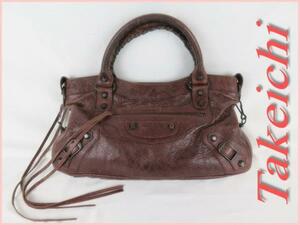[Balenciaga] Кожаная сумка ★ для рук и через плечо Первые 103208 / I127 - это Balenciaga, Bag, Bag