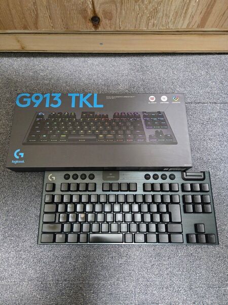 【正規品新品キーキャップ付き!】Logicool G913 TKL ゲーミングキーボード