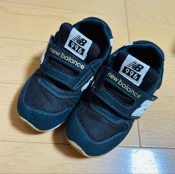 new balance 996 スニーカー キッズ 14cm ブラック