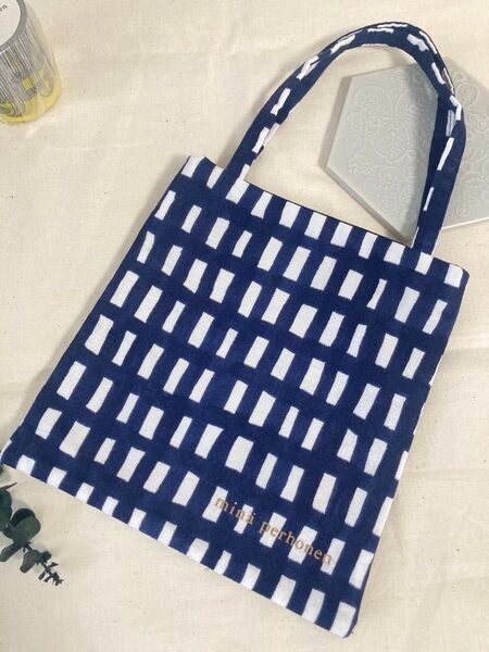 ミナペルホネン生地使用 ミニバッグ ハンドメイド 手提げ ミナペルホネン