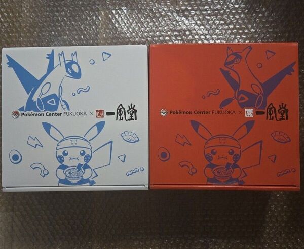 ポケモン 一風堂 有田焼どんぶり 白丸 赤丸 ポケモンセンターフクオカR