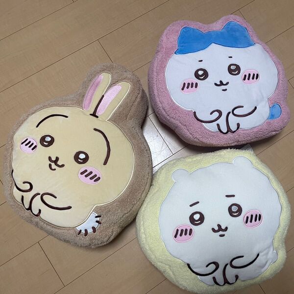ちいかわ ハチワレ うさぎ もこもこダイカットぬいぐるみ 3点セット売り 【訳あり】